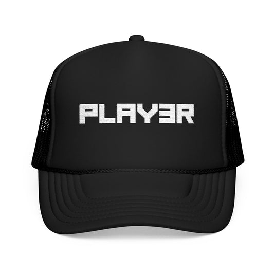 Player 3 | 80s-Inspired Retro Foam Trucker Hat